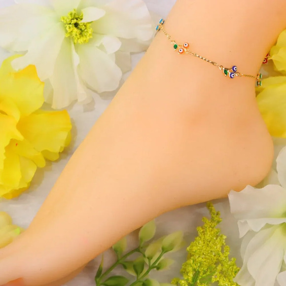 Minimalist Anklet, Sleek & Modern Design, Women’s Fashion, YC110141-A - Picture 3 of 10